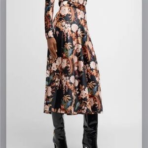 Cara Cara Gianna Floral Midi Skirt